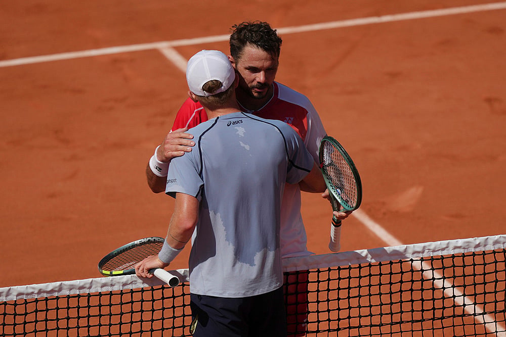 French Open 2026: Jesper De Jong vs Stan Wawrinka