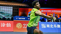 Ayush Shetty Vs Victor Lai LIVE Score, Singapore Open: Indian Star Targets Another Big Win On Tour | Photo: X/BAI_media : Ayush Shetty in action in the 2026 Badminton Asia Championships.
