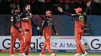 RCB Vs GT Highlights, IPL 2026 Qualifier 1: Patidar, Krunal, Bowlers Take Royal Challengers To Consecutive Final AP Photo : Royal Challengers Bengaluru's Virat Kohli, right, and teammates celebrate after their win in the Indian Premier League cricket match against Gujarat Titans in Dharamshala.