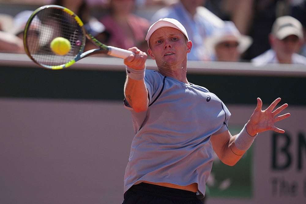 French Open Tennis Championships Jesper De Jong