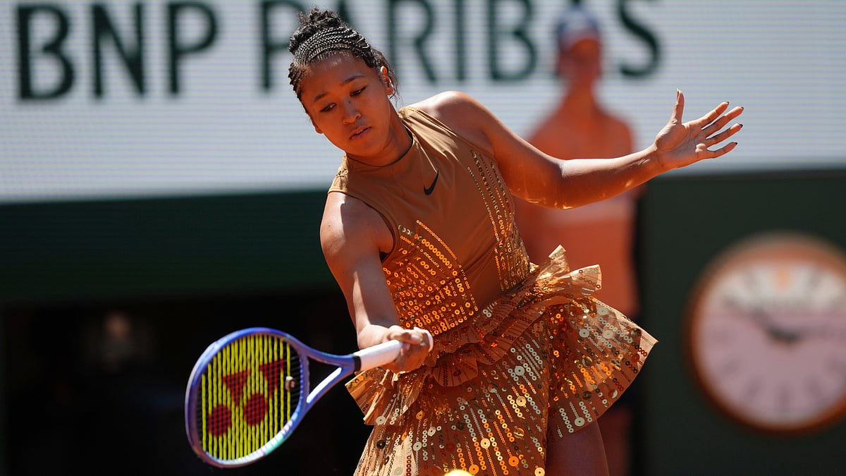 Naomi Osaka of Japan warms up before the first round women’s singles tennis match against Laura Siegemund of Germany at the French Open tennis tournament in Paris, Tuesday, May 26, 2026. - | Photo: AP/Aurelien Morissard