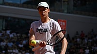 Jannik Sinner Vs Clement Tabur LIVE Score, French Open 2026: Italian Marches Ahead In Set 1 AP Photo : Italy's Jannik Sinner attends a training session at the French Open tennis tournament in Paris.