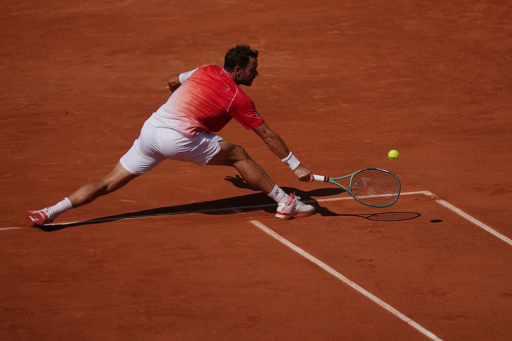 Tennis: Stan Wawrinka Vs Jesper De Jong