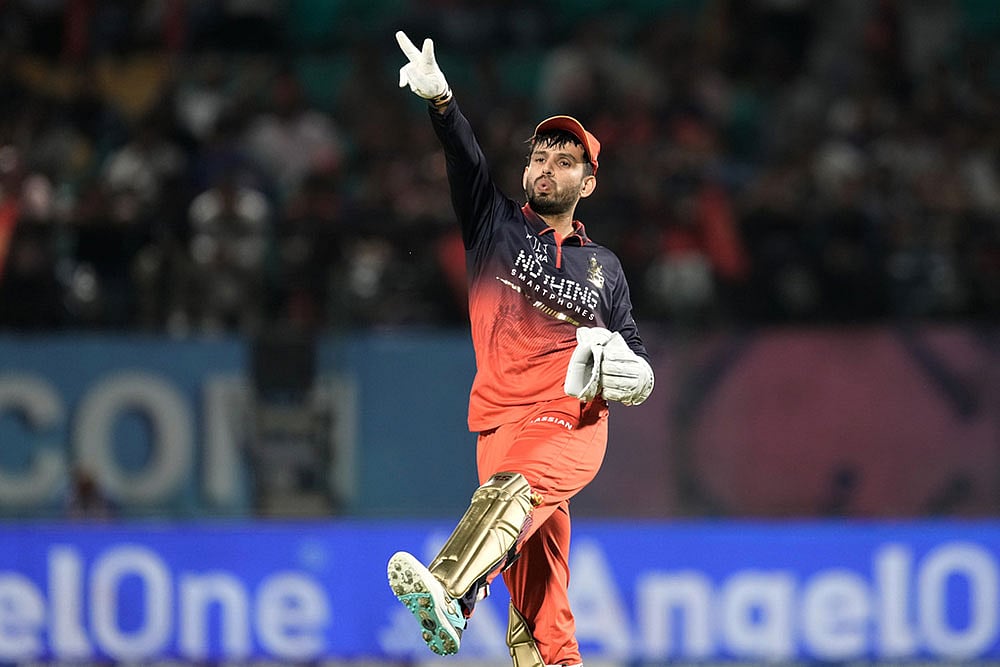 Royal Challengers Bengalurus wicketkeeper Jitesh Sharma IPL