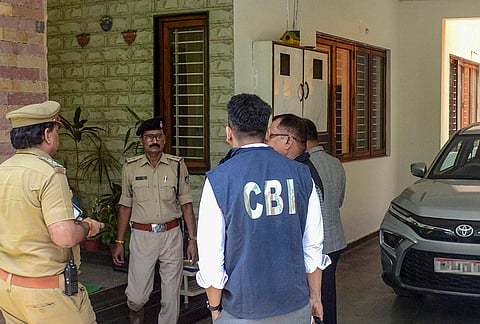 Central Bureau of Investigation (CBI) officials investigate the death of model and actor Twisha Sharma, in Bhopal.