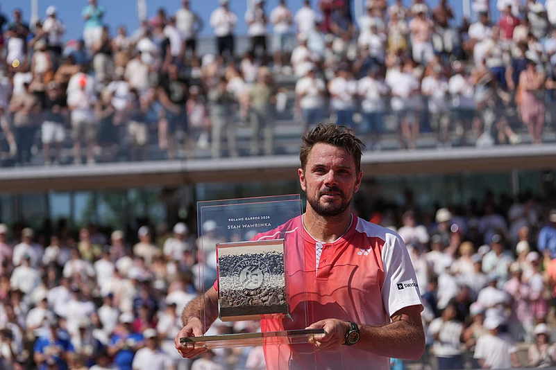 French Open Tennis: Stan Wawrinka Vs Jesper De Jong