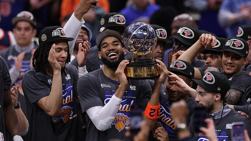 Cleveland Cavaliers Vs New York Knicks NBA 2026 Playoffs Eastern Conference Finals Game 4 AP Photo