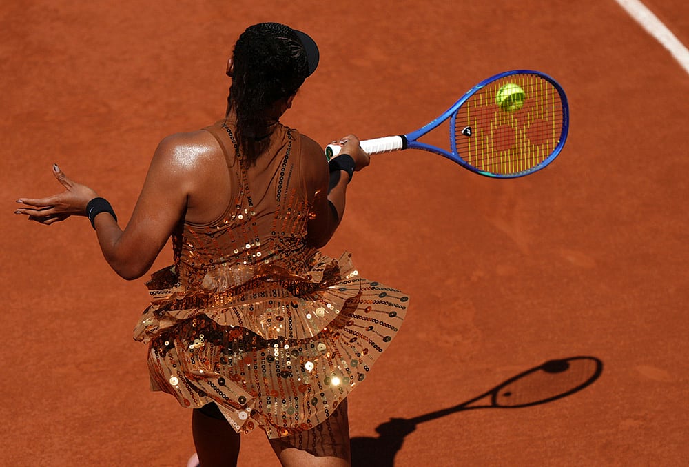Naomi Osaka Couture on the court