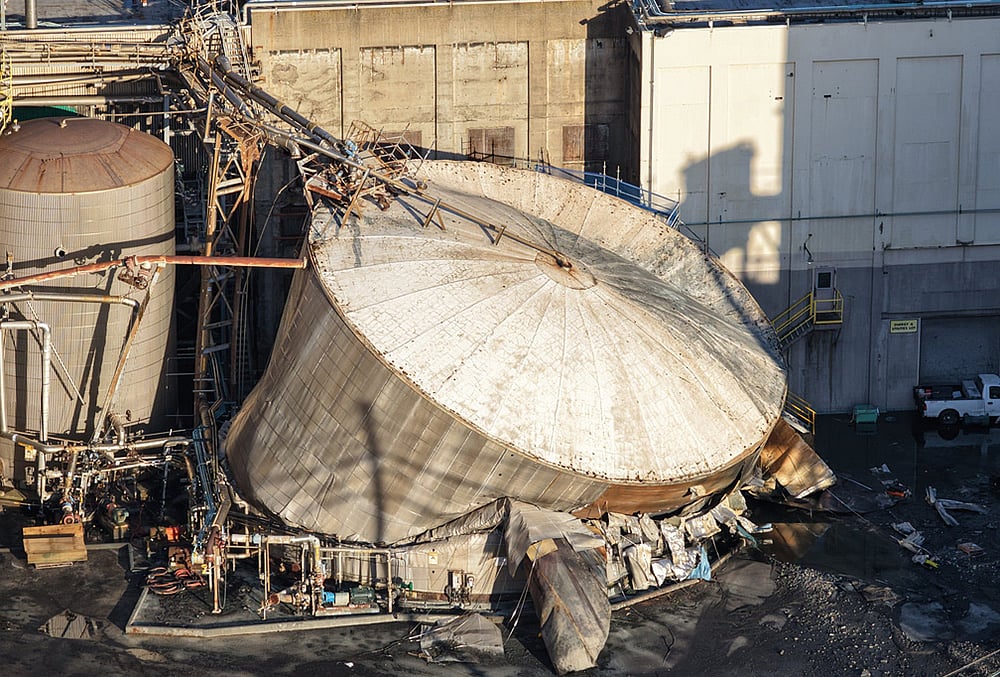 Washington State Chemical Plant Failure