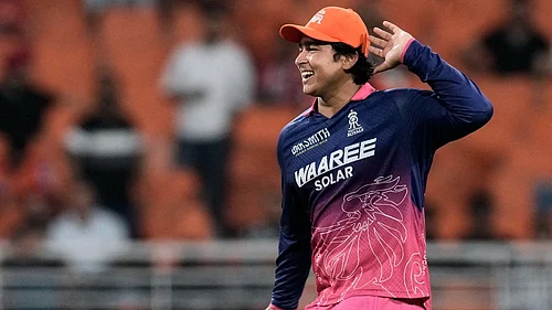 AP/Ashwini Bhatia : Vaibhav Sooryavanshi During An IPL Match vs GT