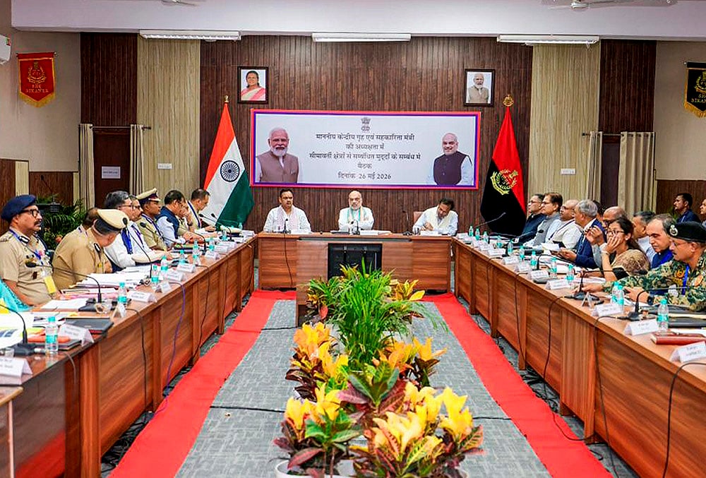 Amit Shah chairs review meeting on border security in Rajasthan
