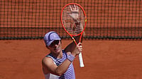 Iga Swiatek Vs Sara Bejlek Live Score, French Open 2026: Third Seed Eases Into Roland Garros Round 3 Photo: AP : Iga Swiatek of Poland celebrates winning against Emerson Jones of Australia during their first round women's singles tennis match at the French Open tennis tournament in Paris.