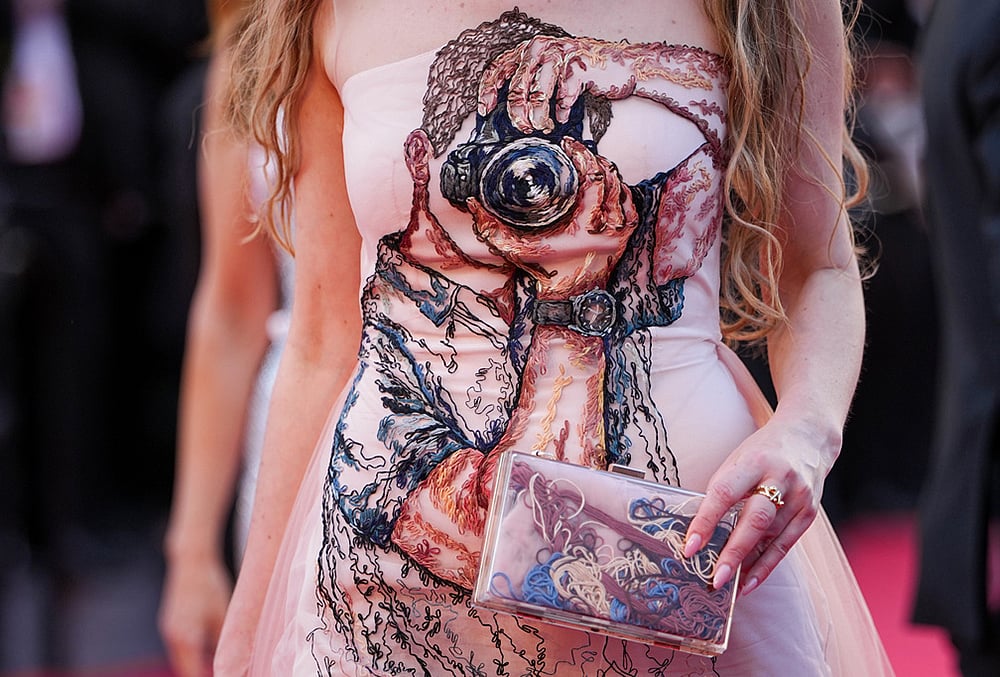 Cannes 2026 Playful fashion details light up the red carpet-premiere of film The Electric Kiss