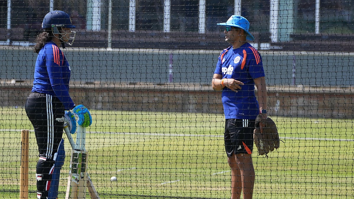 India Women cricketers in training ahead of 1st T20I against England. - BCCI Women/X
