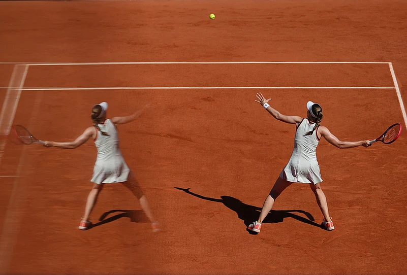 Grand Slam upset in pictures