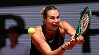 Aryna Sabalenka Vs Diana Shnaider LIVE Score, French Open Quarter-Final: Top Seed Set For Russian Test (AP Photo/Christophe Ena) : Aryna Sabalenka of Belarus returns to Jessica Bouzas Maneiro of Spain during their first round women's singles tennis match at the French Open tennis tournament in Paris, Tuesday, May 26, 2026.