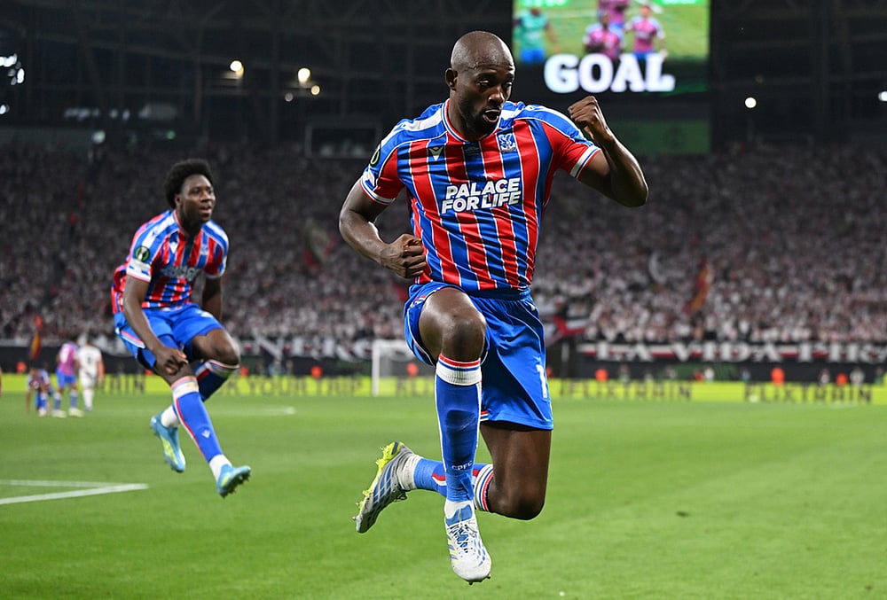 Crystal Palace vs Rayo Vallecano Germany Conference League Final Jean-Philippe Mateta