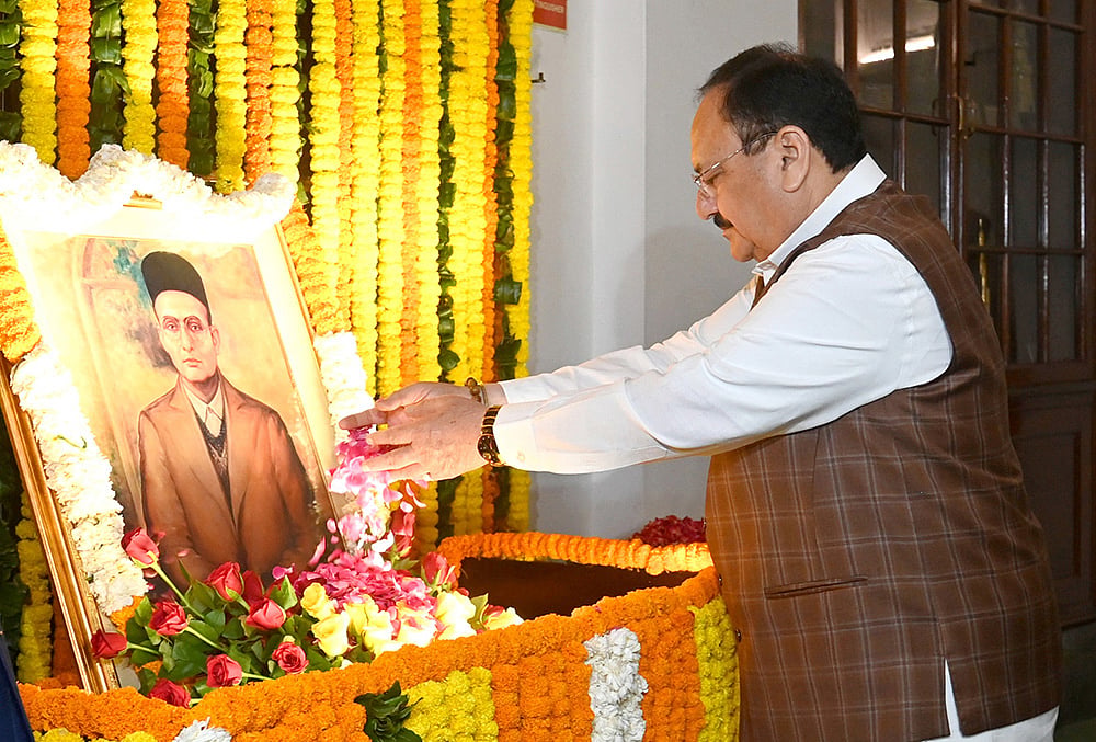 Vinayak Damodar Savarkars birth anniversary