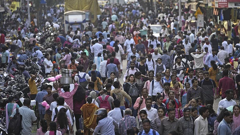 Indias growing population.(Representational image) |