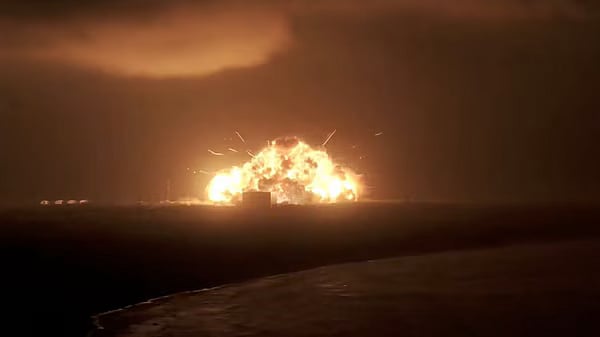 Blue Origin’s New Glenn rocket exploded in a dramatic ground test at Cape Canaveral, dealing a major setback to Jeff Bezos’s space ambitions as the FAA investigates. - X