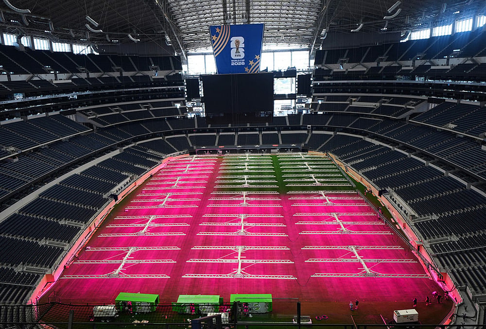 AT&T Stadium soccer pitch