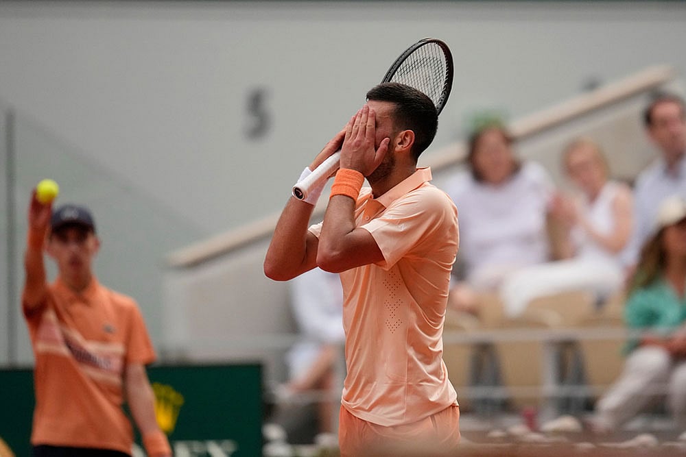 Tennis: Novak Djokovic vs Joao Fonseca