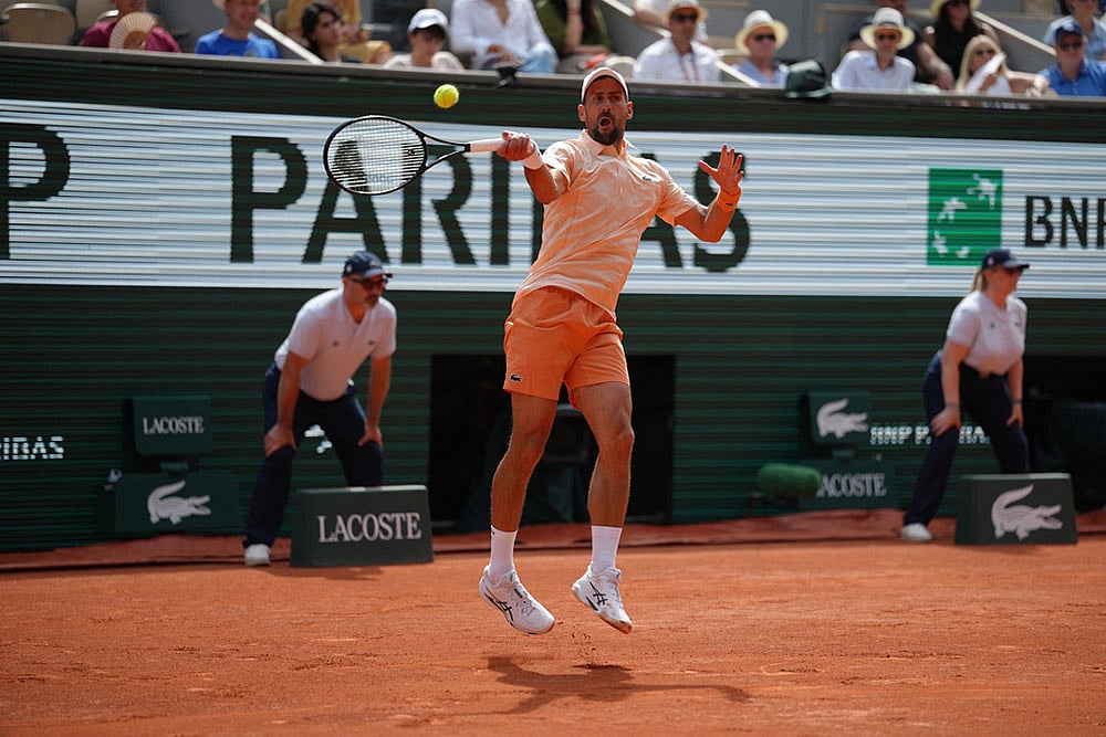 French Open: Novak Djokovic vs Joao Fonseca