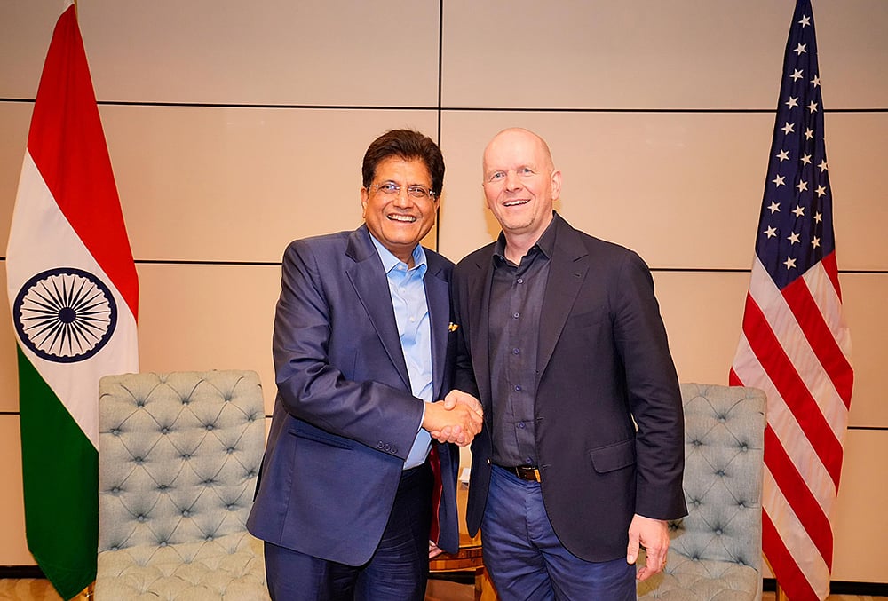 Piyush Goyal meets Mastercard CEO Miebach
