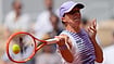 Iga Swiatek Vs Magda Linette Highlights, French Open: Four-Time Champ Wins Two Straight Sets To March In Round Four Photo: AP : Iga Swiatek of Poland serves to Magda Linette of Poland during their third round women's singles tennis match at the French Open tennis tournament in Paris.