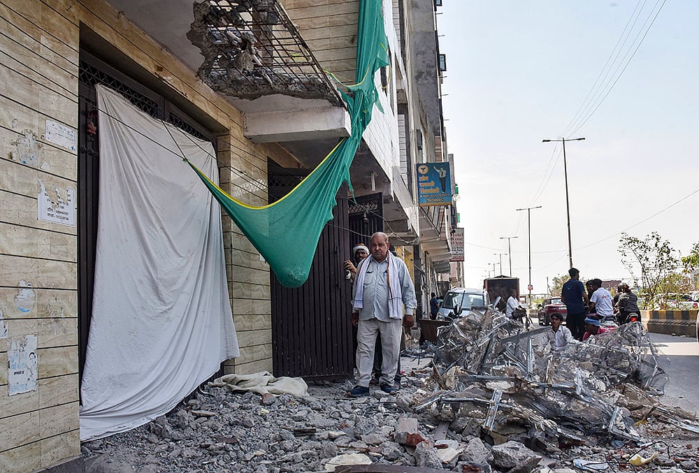 Demolition drive in Delhi