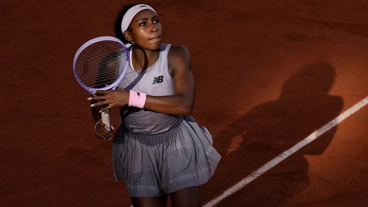 The fourth-ranked Gauff was coming off a run to the Italian Open final - AP