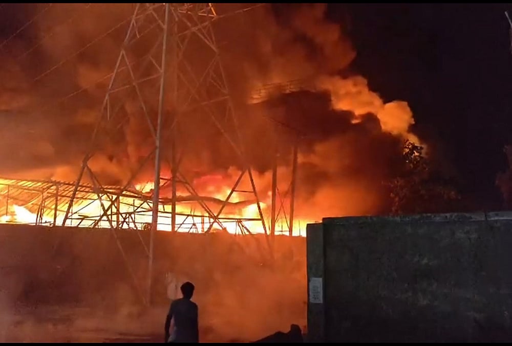 Fire in Dadra and Nagar Haveli industrial area
