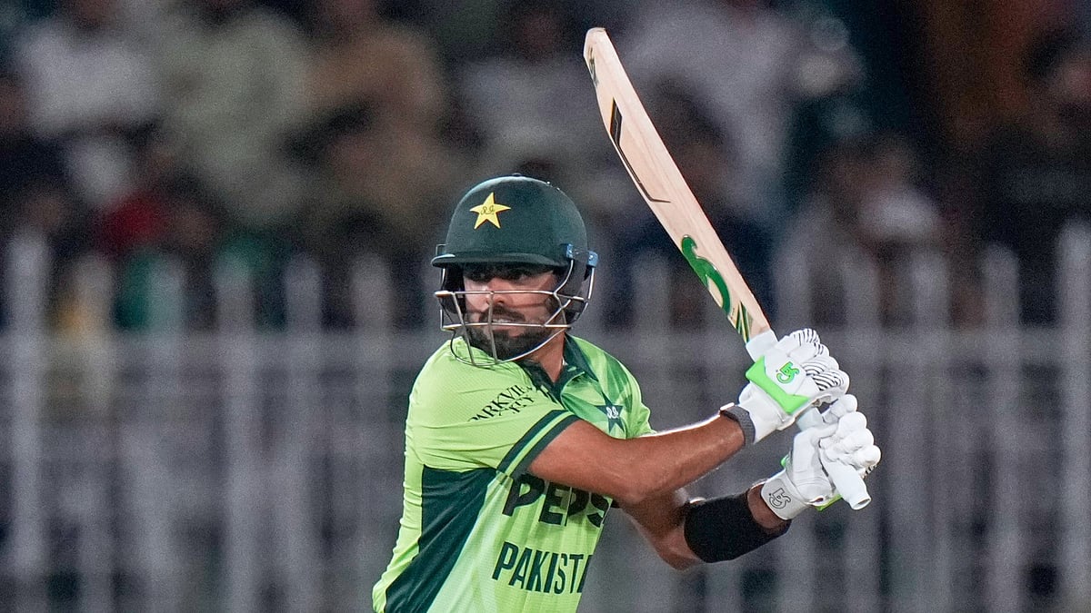 Pakistan's Babar Azam bats during the first one day international cricket match between Pakistan and Australia, in Rawalpindi, Pakistan. - AP Photo
