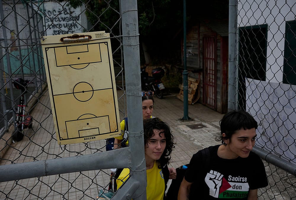 Athens migrant football tournament