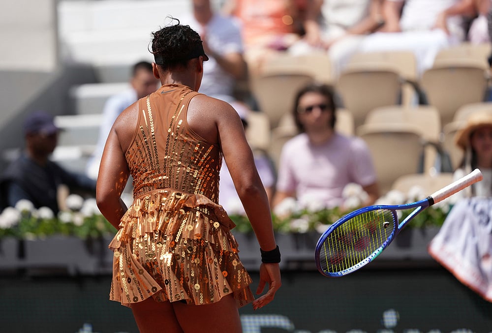 Naomi Osaka vs Iva Jovic French Open tennis tournament 2026 highlights