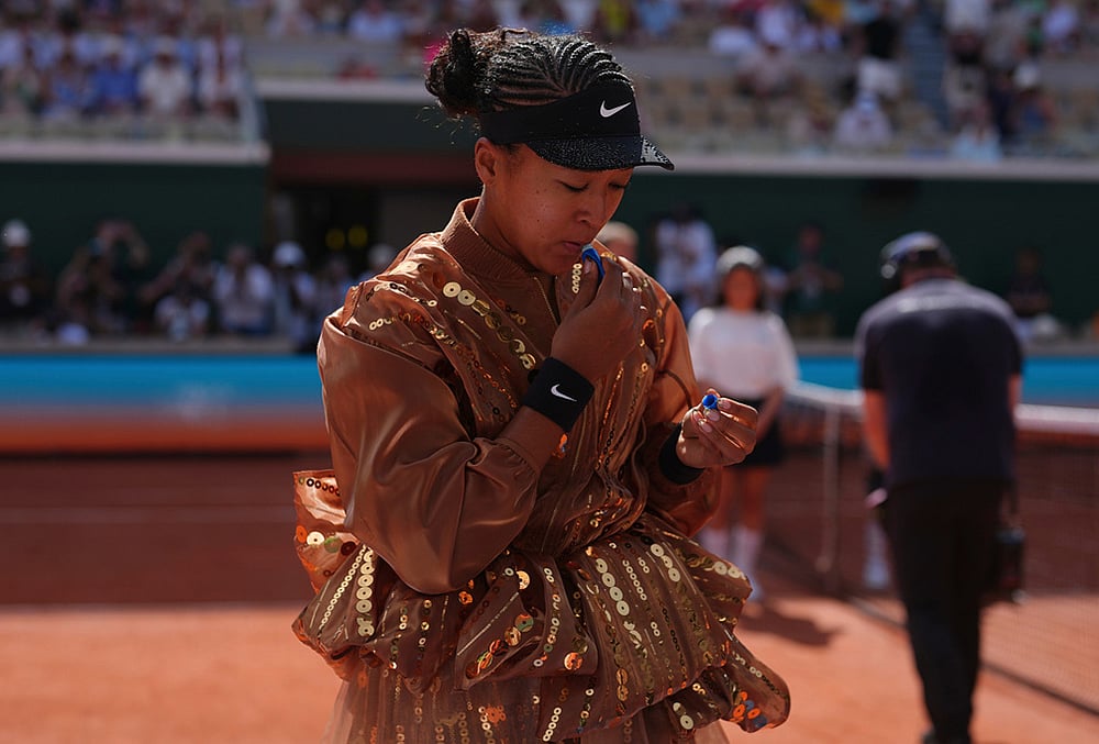 Naomi Osaka vs Iva Jovic French Open tennis tournament