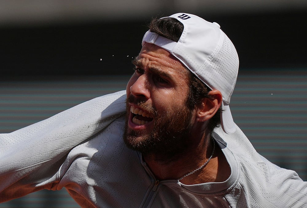 French Open Heat Wave Scorching Temperatures at Roland Garros – Karen Khachanov