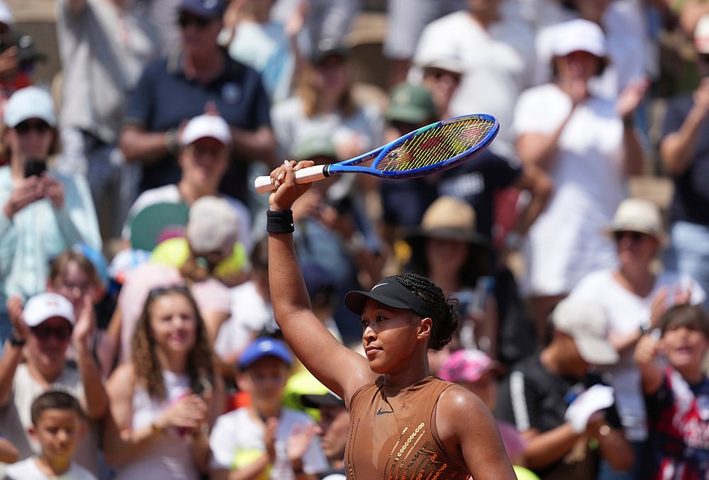 Naomi Osaka vs Iva Jovic French Open tennis tournament 2026