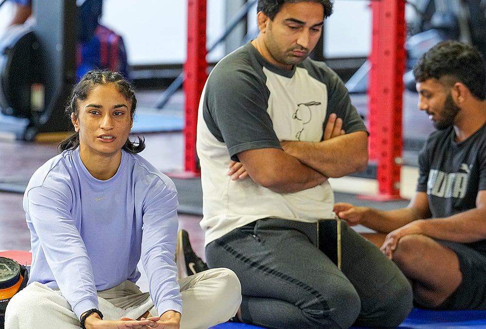 Vinesh Phogat prepares for Asian Games