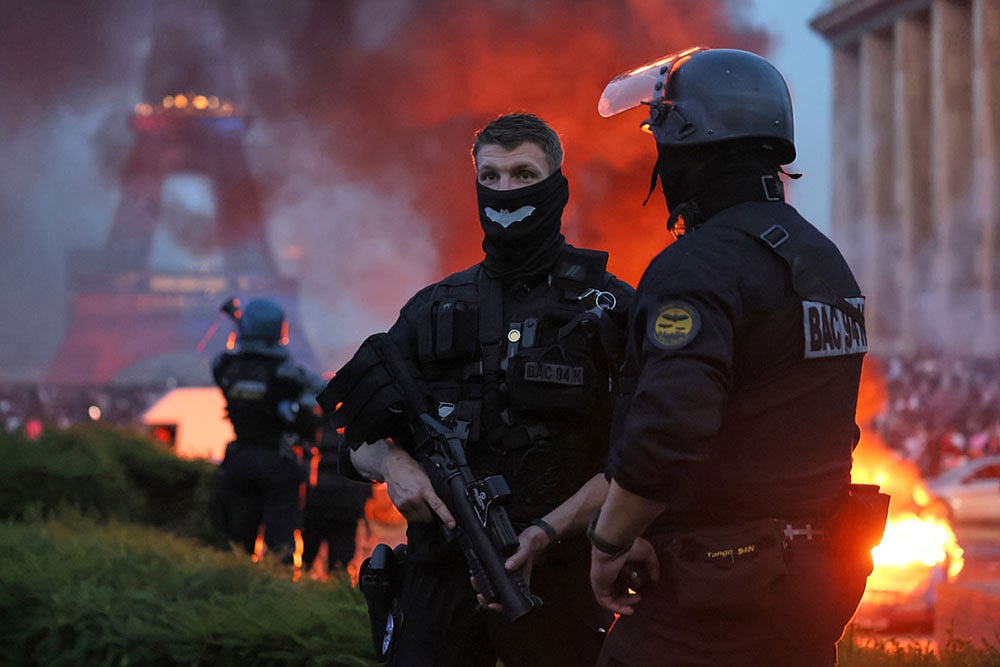 PSG Champions League Final Violence