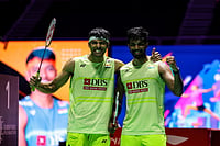 Singapore Open 2026: Satwik-Chirag End Title Drought With Maiden Crown X/Badminton Photo : Satwiksairaj Rankireddy and Chirag Shetty pose for the cameras.