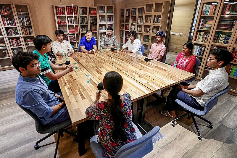 RaGa meets CBSE board students