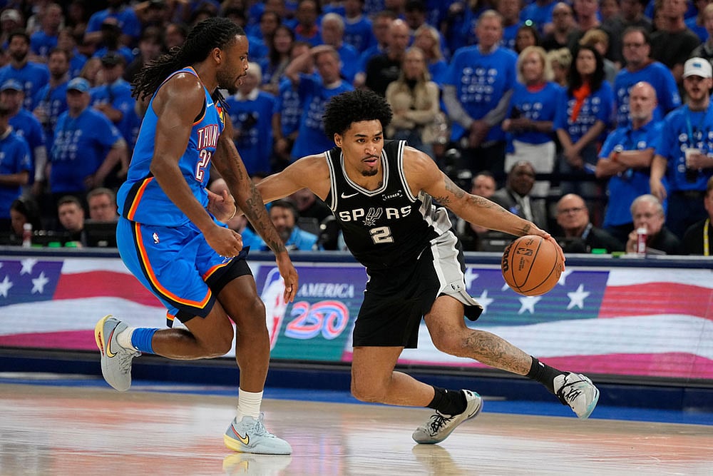 NBA Basketball Playoffs Series: San Antonio Spurs vs Oklahoma City Thunder