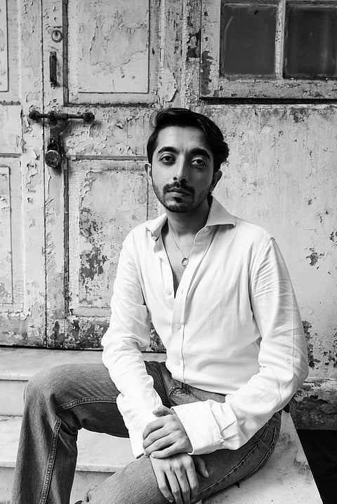 “Through this exhibition, He Who Permeates, I wanted to say what Hindustan meant in today’s political climate,” Thakkar explains.