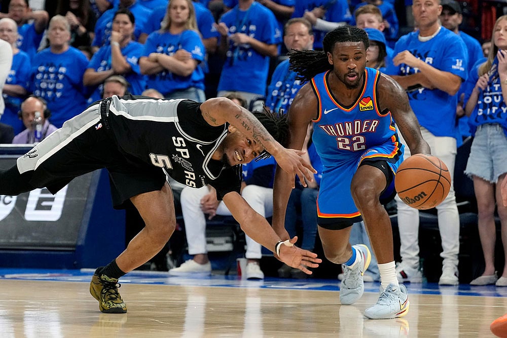 NBA Basketball Playoffs Series: Oklahoma City Thunder vs San Antonio Spurs