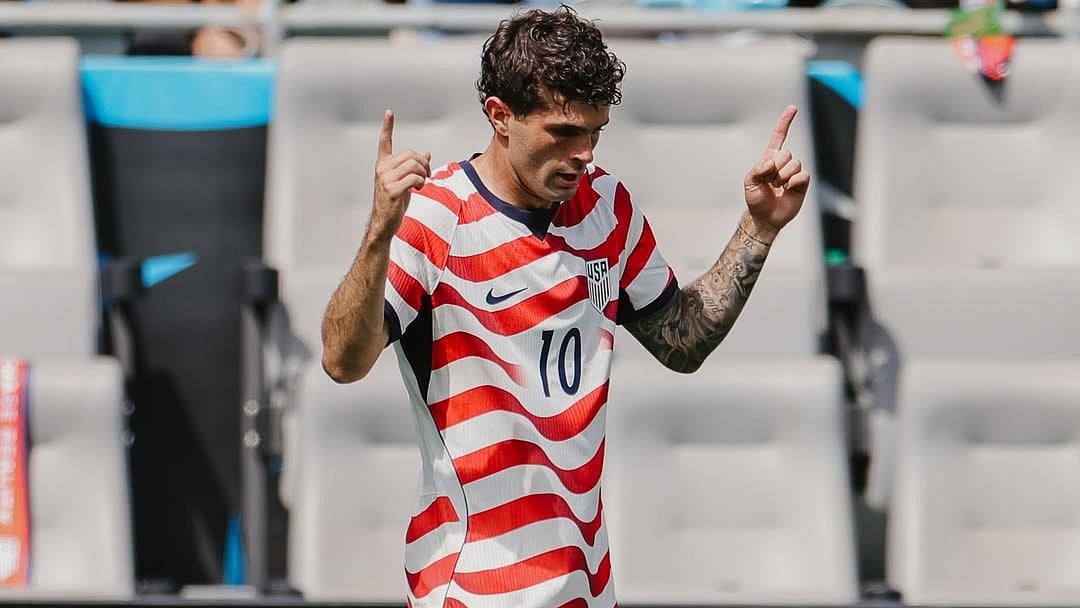 United States’ Christian Pulisic celebrates after scoring against Senegal during their international friendly in Charlotte on May 31, 2026. - | Photo: Instagram/usmnt