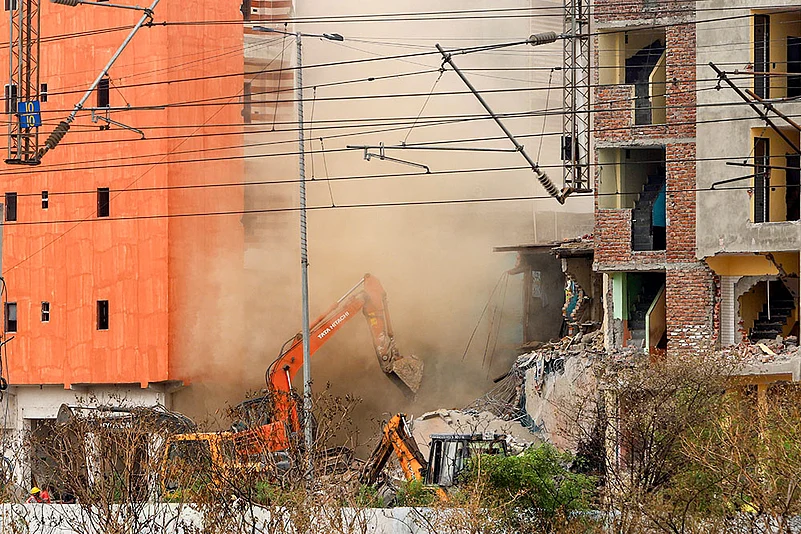 Demolition drive in Delhi