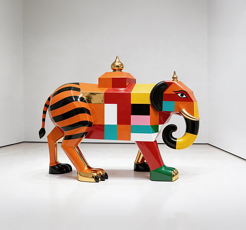 Jayesh Sachdev's Inner Sanctum on display at the Tao Art Gallery.