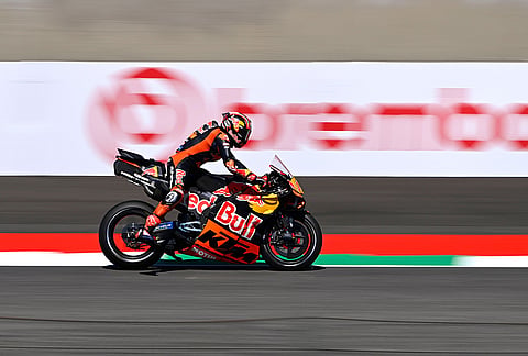 Maverick Vinales is seen during Stop 7 of the MotoGP World Championship in Italy, Mugello on May 30, 2026.