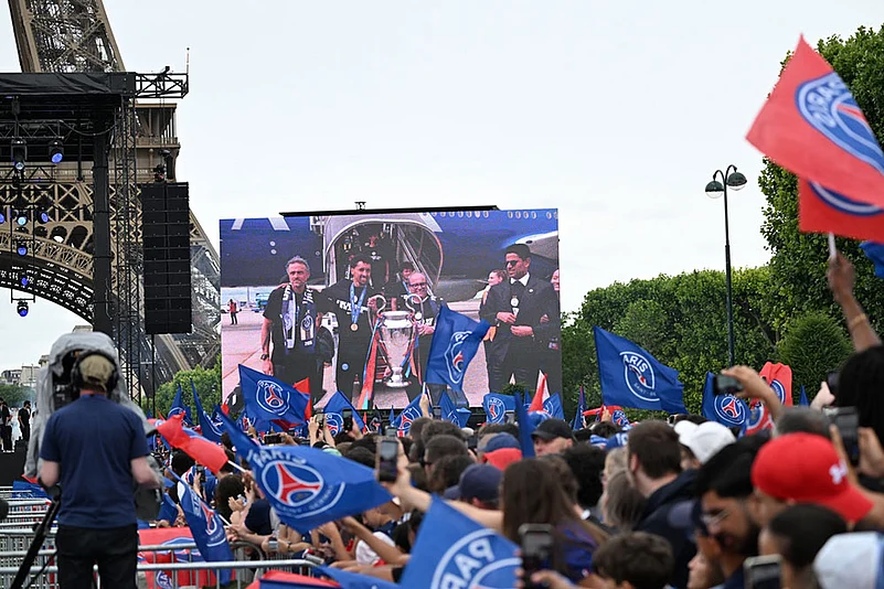 PSG Champions League Victory Parade